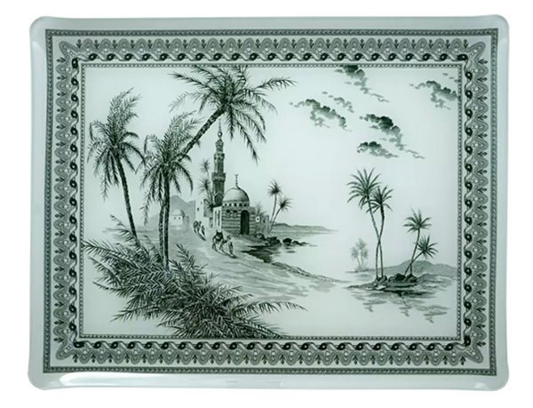 SERVING TRAY LARGE - DÉPAREILLÉES VERT